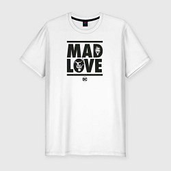 Футболка slim-fit Mad love, цвет: белый