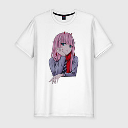 Футболка slim-fit Zero Two, цвет: белый