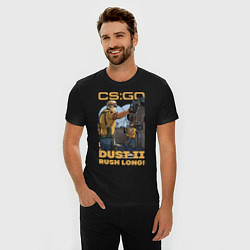 Футболка slim-fit CS:GO DUST 2, цвет: черный — фото 2