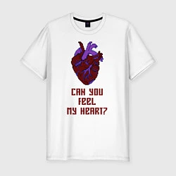 Мужская slim-футболка Bring Me The Horizon 2D Сердце