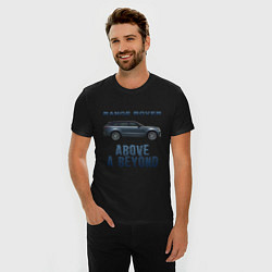 Футболка slim-fit Range Rover Above a Beyond, цвет: черный — фото 2