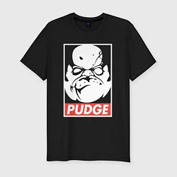 Мужская slim-футболка Pudge Dota Пудж