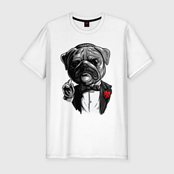 Мужская slim-футболка The Dogfather