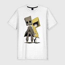 Футболка slim-fit Little Nightmares, цвет: белый