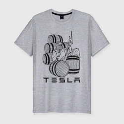 Футболка slim-fit TESLA ZEUS ТЕСЛА ЗЕВС Z, цвет: меланж