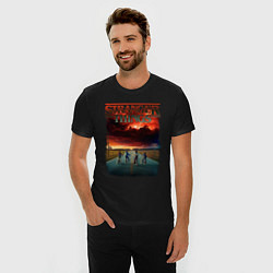 Футболка slim-fit Stranger Things, цвет: черный — фото 2