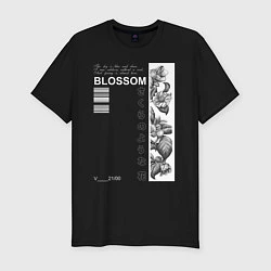 Мужская slim-футболка BLOSSOM