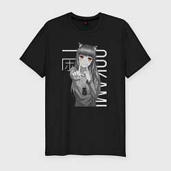 Футболка slim-fit Волчица и пряности, цвет: черный