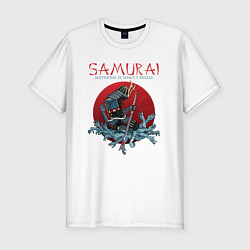 Мужская slim-футболка Самурай