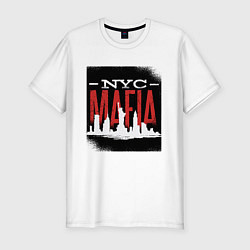 Футболка slim-fit New York Mafia, цвет: белый