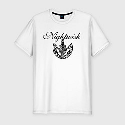 Мужская slim-футболка Nightwish Logo Найтвиш Z