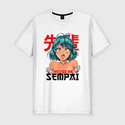 Футболка slim-fit SENPAI, цвет: белый