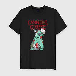 Футболка slim-fit Cannibal Corpse Труп Каннибала Z, цвет: черный