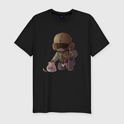 Футболка slim-fit J?ger Rainbow Six Art 02, цвет: черный
