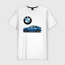 Мужская slim-футболка BMW X6