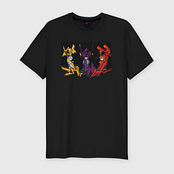 Футболка slim-fit Evangelion, цвет: черный