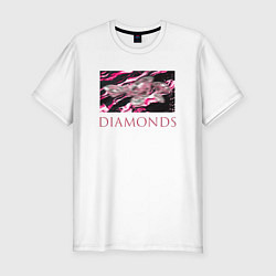 Мужская slim-футболка DIAMONDS