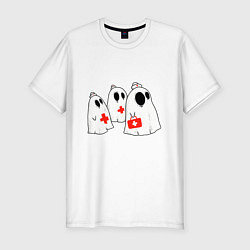 Мужская slim-футболка Ghost Nurses