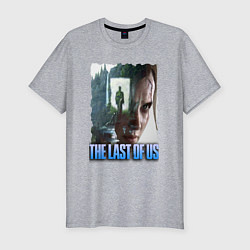 Мужская slim-футболка The last of us элли