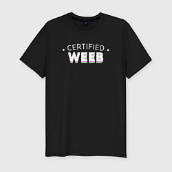 Мужская slim-футболка Certified weeb