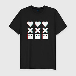 Футболка slim-fit Love, Death and Robots Лого Глитч Z, цвет: черный