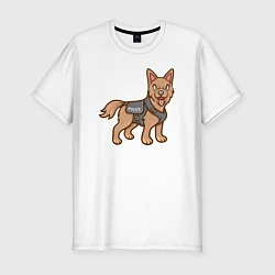 Мужская slim-футболка POLICE DOG K9 Z