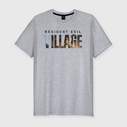 Футболка slim-fit Resident Evil 8 Village Logo, цвет: меланж