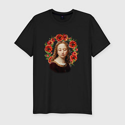 Мужская slim-футболка Renaissance Maiden