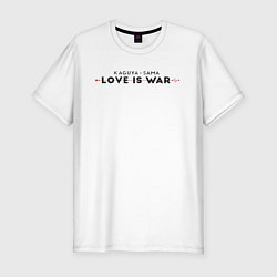 Мужская slim-футболка Kaguya-sama: love is war logo