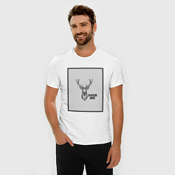 Футболка slim-fit Deer me, цвет: белый — фото 2