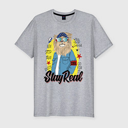 Мужская slim-футболка Stay Real