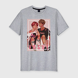 Мужская slim-футболка BTS Vogue