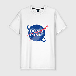 Мужская slim-футболка Без паники