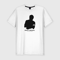 Мужская slim-футболка I look for my friends