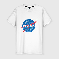Мужская slim-футболка NASA Pizza