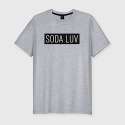 Мужская slim-футболка SODA LUV