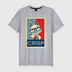 Мужская slim-футболка Crisp