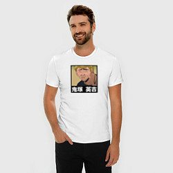 Футболка slim-fit Onizuka face, цвет: белый — фото 2