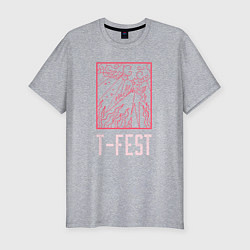 Мужская slim-футболка T-FEST