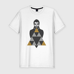 Футболка slim-fit Mankind Divided, цвет: белый