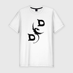 Мужская slim-футболка D&D Dragon