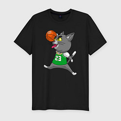 Футболка slim-fit Jordan Cat, цвет: черный
