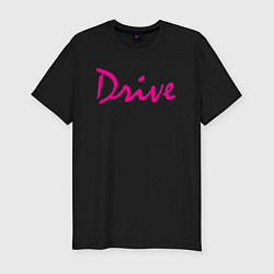 Футболка slim-fit DRIVE, цвет: черный