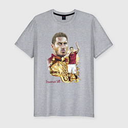 Мужская slim-футболка Francesco Totti Roma Italy Captain