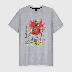 Мужская slim-футболка Thierry Daniel Henry