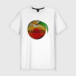 Футболка slim-fit Parasite Peach, цвет: белый