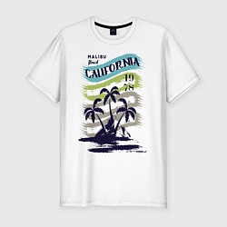 Мужская slim-футболка CALIFORNIA BEECH