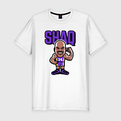 Футболка slim-fit Shaq, цвет: белый