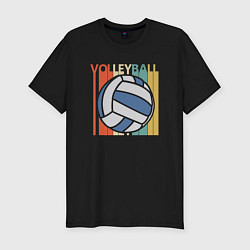 Футболка slim-fit True Volleyball, цвет: черный