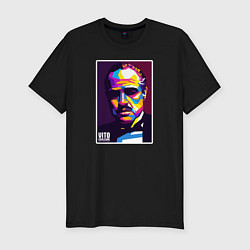 Мужская slim-футболка Крестный отец The godfather